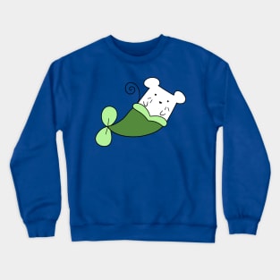 White Mermaid Mouse Crewneck Sweatshirt